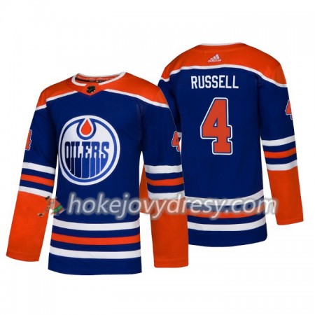 Pánské Hokejový Dres Edmonton Oilers Kris Russell 4 Alternate 2018-2019 Adidas Authentic